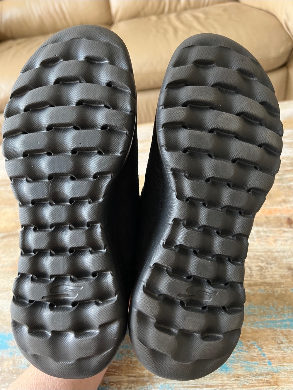 Skechers On-the-GO Rosewood 5GEN Black Suede Ankle Booties Size 7.5 - Picture 7 of 10
